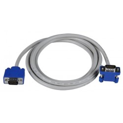 Up Angled to Straight Connector VGA Cable, Male-to-Male